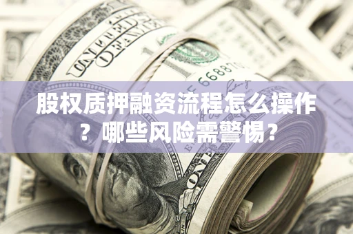 武汉股权质押融资流程怎么操作？哪些风险需警惕？