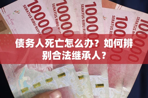 武汉债务人死亡怎么办？如何辨别合法继承人？