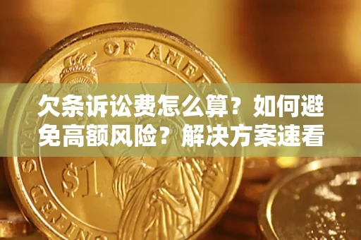 武汉欠条诉讼费怎么算？如何避免高额风险？解决方案速看！