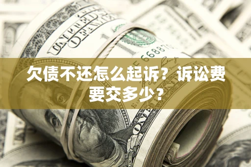 武汉欠债不还怎么起诉？诉讼费要交多少？