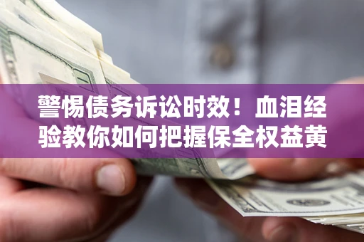 武汉警惕债务诉讼时效！血泪经验教你如何把握保全权益黄金期