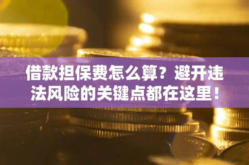 武汉借款担保费怎么算？避开违法风险的关键点都在这里！