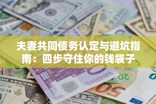 武汉夫妻共同债务认定与避坑指南：四步守住你的钱袋子