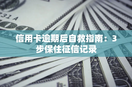 武汉信用卡逾期后自救指南：3步保住征信记录