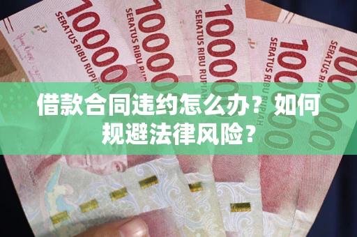 武汉借款合同违约怎么办？如何规避法律风险？